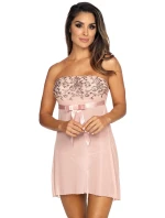 Košilka V-9519 pudrově růžová - Axami