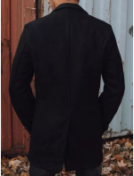 Černý pánský kabát Dstreet CX0380z