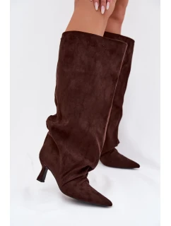 Kozačky na podpatku  model 225192 Step in style