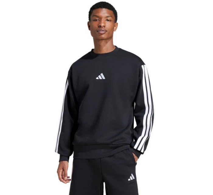 Essentials Sweatshirt 3Stripes Fleece M model 21052238 pánské - ADIDAS Essentials Sweatshirt 3Stripes Fleece M model 21052238 pánské - ADIDAS