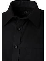 JN keprová košile s krátkým rukávem 02.0 black model 22488360 - Daiber JN keprová košile s krátkým rukávem 02.0 black model 22488360 - Daiber