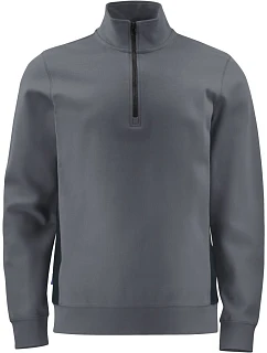 ProJob 2128 Sweatshirt 1/2 Zip Těžká pracovní mikina Doubleface s 1/4 zipem 64.2128 grey
