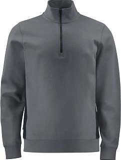 ProJob 2128 Sweatshirt 1/2 Zip Těžká pracovní mikina Doubleface s 1/4 zipem 64.2128 grey