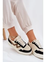 Dámské Sportovní Boty Na Platformě Leopardí Černé model 21688956 - Boto Dámské Sportovní Boty Na Platformě Leopardí Černé model 21688956 - Boto