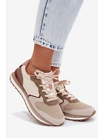 Dámské Sportovní Sneakers Béžové model 22107478 - McArthur Dámské Sportovní Sneakers Béžové model 22107478 - McArthur