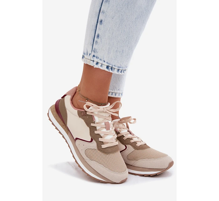 Dámské Sportovní Sneakers Béžové model 22107478 - McArthur Dámské Sportovní Sneakers Béžové model 22107478 - McArthur