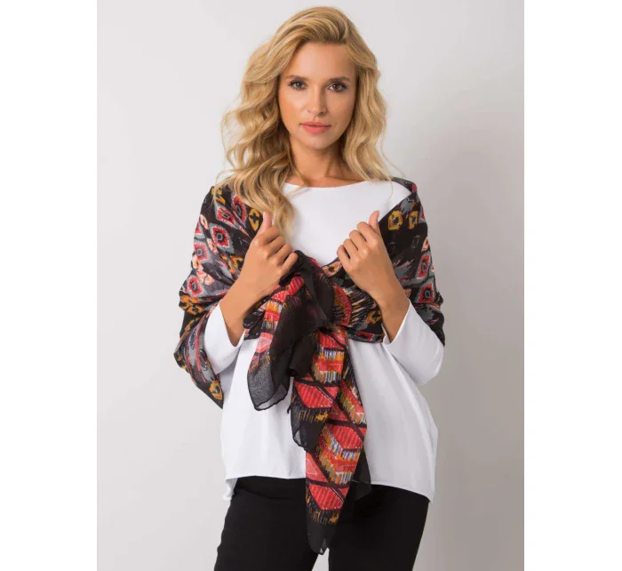 Šátek AT CH F106008 černé a červené