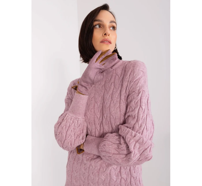 Rukavice AT RK 238601.31P tmavě fialová