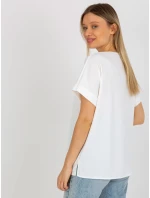 Dámská halenka LK BZ model 18309982 ecru - FPrice Dámská halenka LK BZ model 18309982 ecru - FPrice