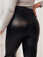 BRIAL dámské voskované kalhoty černé Dstreet UY2075