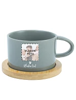 Personalizovaný keramický hrníček "MAKRONKA" s fotkou mazlíčka a textem