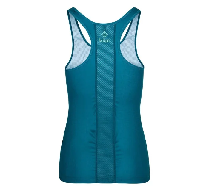 Dámské běžecké tílko model 20507415 Zelená petrolejová s potiskem - Kilpi