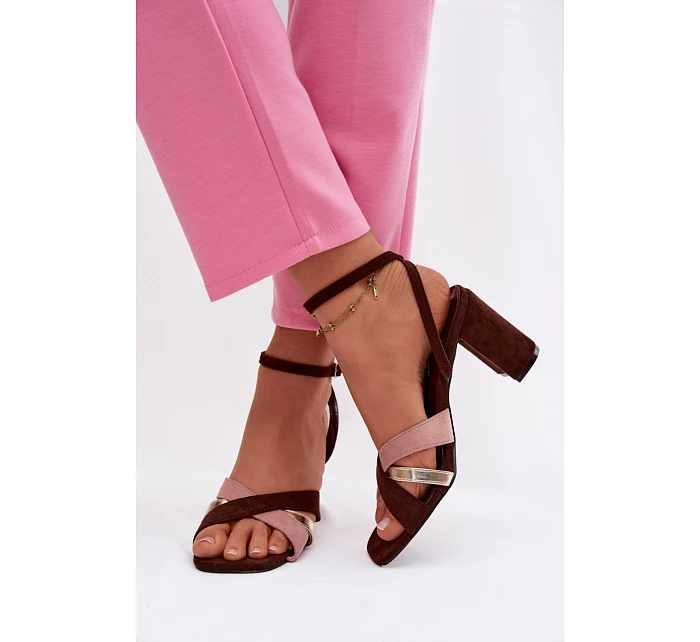 Sandály na podpatku  model 226335 Step in style