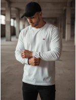 Pánské bílé tričko s dlouhým rukávem Dstreet model 21963467 - FashionStreet Pánské bílé tričko s dlouhým rukávem Dstreet model 21963467 - FashionStreet