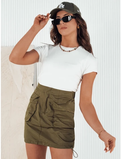 Dámská mini sukně QUILLA zelená FashionStreet CY0438