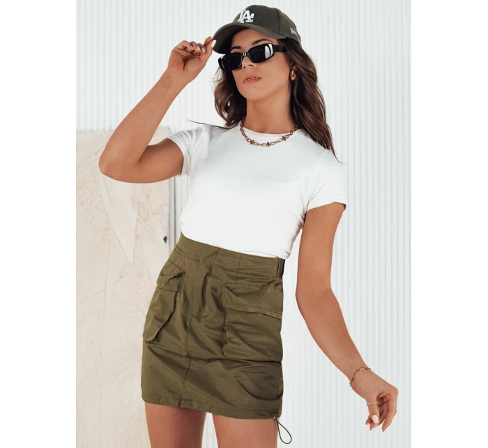 Dámská mini sukně QUILLA zelená FashionStreet CY0438