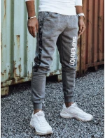 Pánské tepláky s potiskem antracitové model 21980074 - Dstreet Pánské tepláky s potiskem antracitové model 21980074 - Dstreet