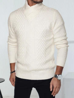 Pánský bílý svetr Dstreet model 21982480 - FashionStreet