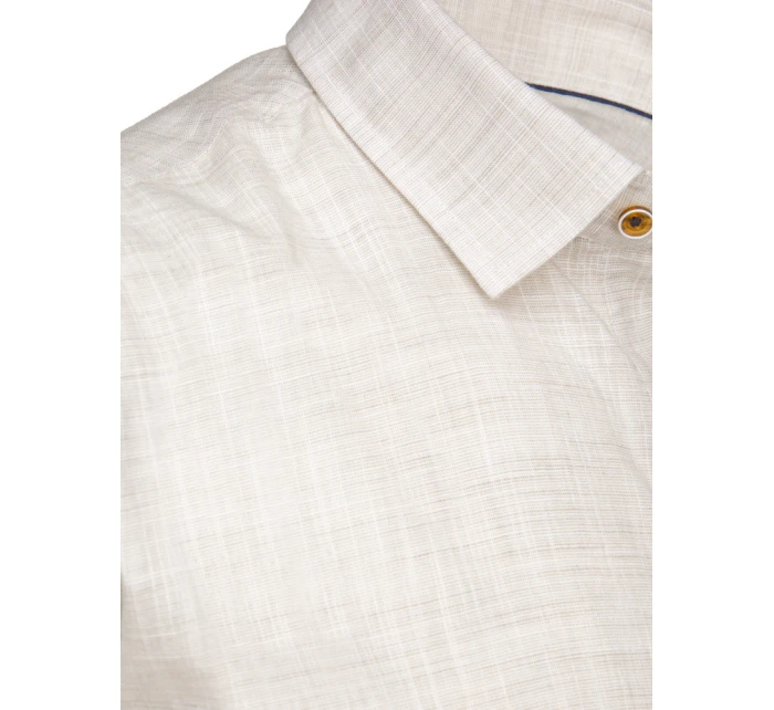 Pánská béžová košile Dstreet model 21989409 - FashionStreet