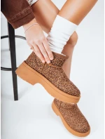 Dámské sněhule na silné podrážce s leopardím potiskem FashionStreet ZY1280 Dámské sněhule na silné podrážce s leopardím potiskem FashionStreet ZY1280