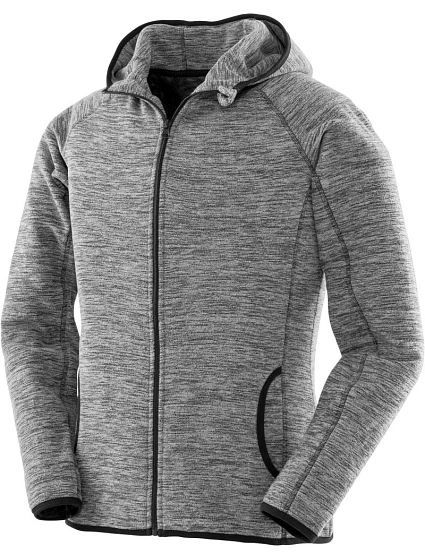 Spiro S 245F Dámská mikrofleecová mikina s kapucí 29.245F grey/black Spiro S 245F Dámská mikrofleecová mikina s kapucí 29.245F grey/black