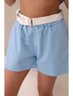 Sada s potiskem new punto halenkové + šortky modrý Sada s potiskem new punto halenkové + šortky modrý