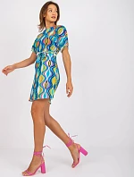 Dámské šaty-DHJ-SK-9651.51-modré