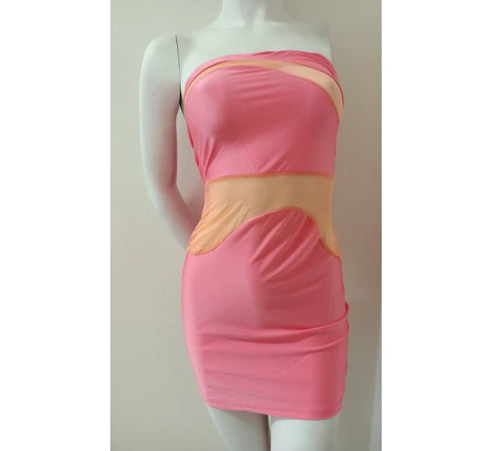 Dámské sexy šaty ISF2213 růžové - Koucla Dámské sexy šaty ISF2213 růžové - Koucla