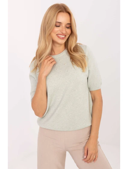 Svetr s krátkým rukávem  model 216753 Factory Price