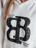 Dámská mikina oversize šedá Dstreet model 21988067 - FashionStreet Dámská mikina oversize šedá Dstreet model 21988067 - FashionStreet