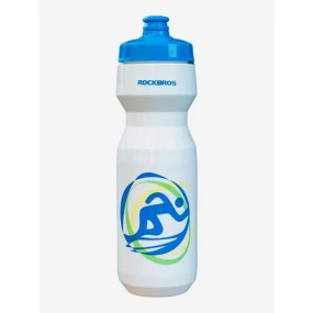 Bidon na kolo Rockbros DCBT69B bílý a modrý