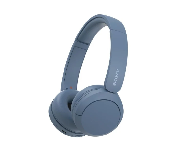 Bezdrátová náhlavní souprava Sony WH-CH520 s čelenkou pro připojení k internetu/hudbě USB typu C Bluetooth modrá