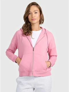 Dámská mikina s kapucí a zapínáním na knoflíky model 22359182 - 4F