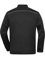 JN Pánská pracovní pletená fleece bunda Solid 02.0 black/black model 22493626 - Daiber JN Pánská pracovní pletená fleece bunda Solid 02.0 black/black model 22493626 - Daiber