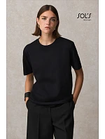 SOL'S Unisex tričko z těžké bavlny grey melange model 22464116 SOL'S Unisex tričko z těžké bavlny grey melange model 22464116