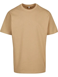 Build your Brand BY 102 Oversize tričko z těžké bavlny 56.0102 union beige