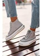 Zateplené Dámské Tenisky Na Platformě Eko Kůže Big Star model 21669567 Modré - Big Star Shoes Zateplené Dámské Tenisky Na Platformě Eko Kůže Big Star model 21669567 Modré - Big Star Shoes