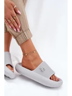 Dámské Pěnové Sandály Na Platformě S  Šedé model 21697225 - VINCEZA