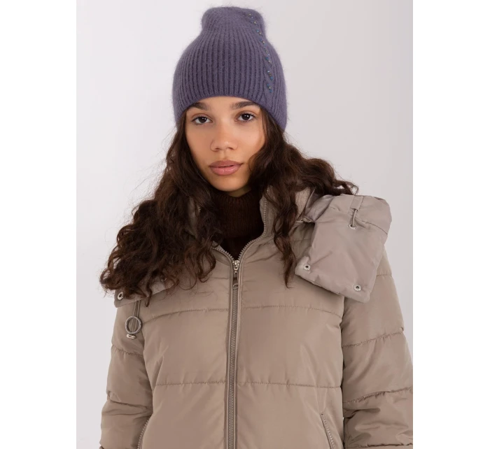 Czapka AT CZ model 19018665 grafitowy - FPrice Czapka AT CZ model 19018665 grafitowy - FPrice