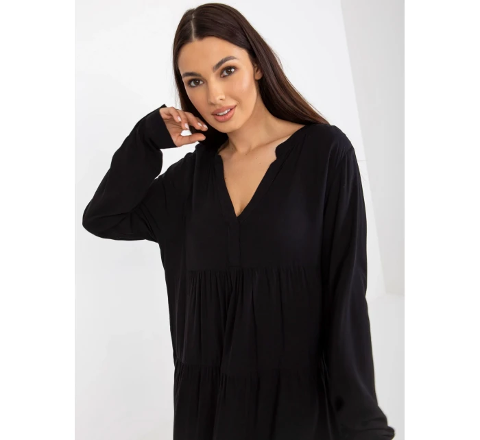 Šaty D73761M30361A černé