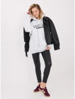 WT BL mikina A1066.53 světle šedá