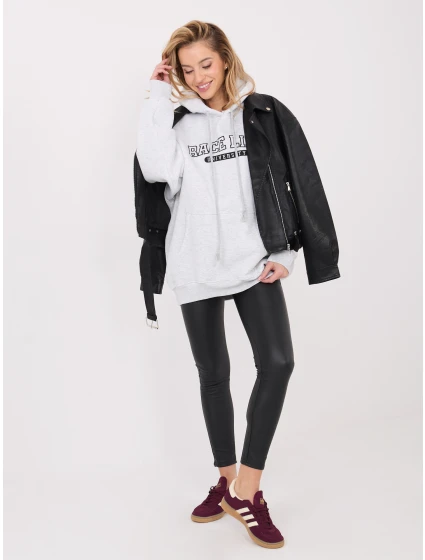 WT BL mikina A1066.53 světle šedá