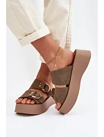 Klapky na platformě model 226360 Step in style Klapky na platformě model 226360 Step in style