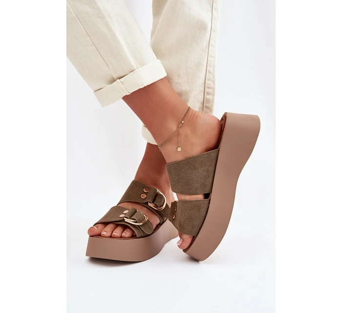 Klapky na platformě model 226360 Step in style Klapky na platformě model 226360 Step in style