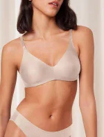 Dámská podprsenka Pure Micro N - BROWN - hnědá 00DL - TRIUMPH