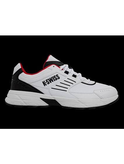 Tenisky K-swiss FARIO LTH WHITE/BLACK/MARS RED-M (04778-122-M)