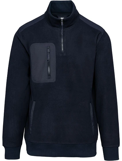 WK WK 905 Pracovní fleecová mikina s 1/4 zipem 20.W905 navy WK WK 905 Pracovní fleecová mikina s 1/4 zipem 20.W905 navy