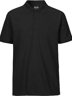 Neutral O 20080 Pánské piqué polo z bio bavlny 77.2080 black