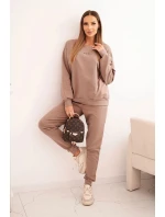 Dámská bavlněná souprava s potiskem Minimal fango Dámská bavlněná souprava s potiskem Minimal fango