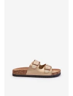 Dámské sandály se zlatými přezkami Fronila Dámské sandály se zlatými přezkami Fronila